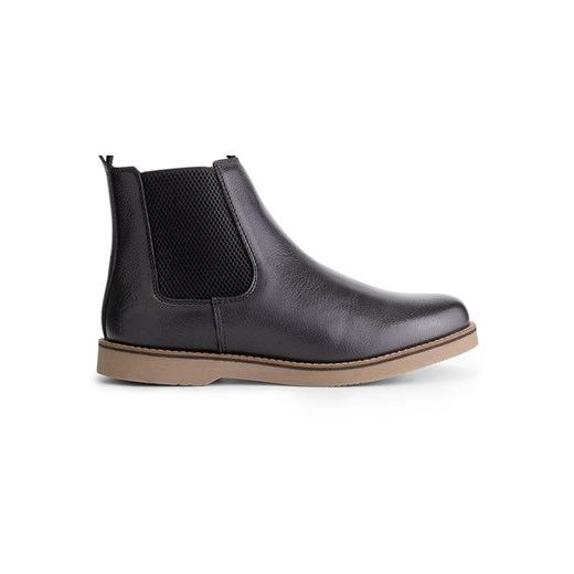 TRAVELIN&apos; Skórzane sztyblety &quot;Blagnac&quot; w kolorze czarnym Travelin' 38 Limango Polska wyprzedaż