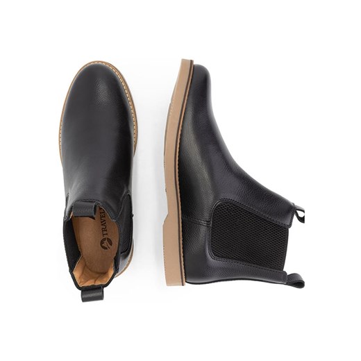 TRAVELIN&apos; Skórzane sztyblety &quot;Blagnac&quot; w kolorze czarnym Travelin' 42 promocja Limango Polska