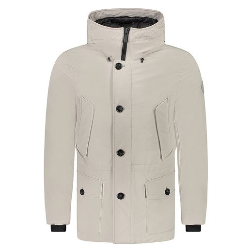 Woolrich Parka puchowa w kolorze kremowym ze sklepu Limango Polska w kategorii Parki męskie - zdjęcie 177471326
