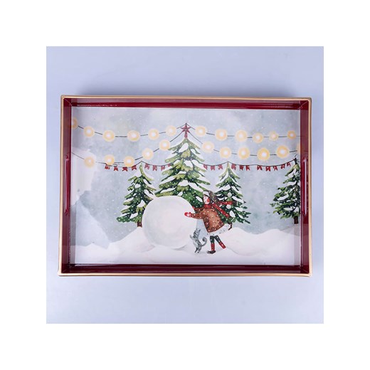 Villa d´Este Taca ze wzorem - 25 x 35 cm ze sklepu Limango Polska w kategorii Tace - zdjęcie 177471456