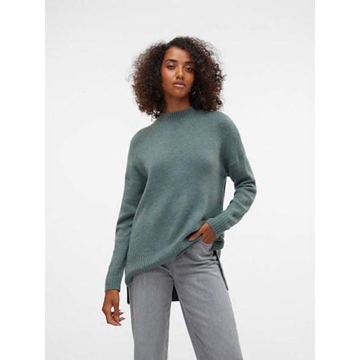 Vero Moda Sweter &quot;Plaza&quot; w kolorze turkusowym ze sklepu Limango Polska w kategorii Swetry damskie - zdjęcie 177471509