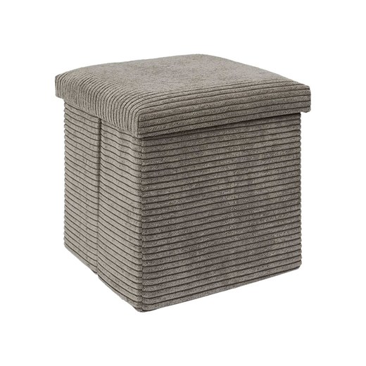 THE HOME DECO FACTORY Hocker w kolorze szarobrązowym ze schowkiem - 38 x 38 x 38 The Home Deco Factory onesize Limango Polska okazyjna cena