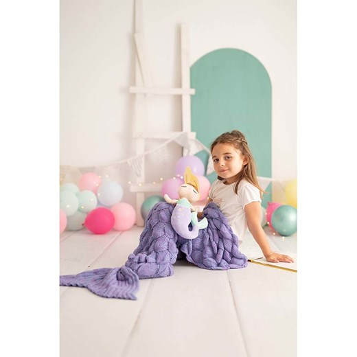 Crochetts 2-częściowy zestaw "Doll Luna" w kolorze fioletowym Crochetts onesize wyprzedaż Limango Polska