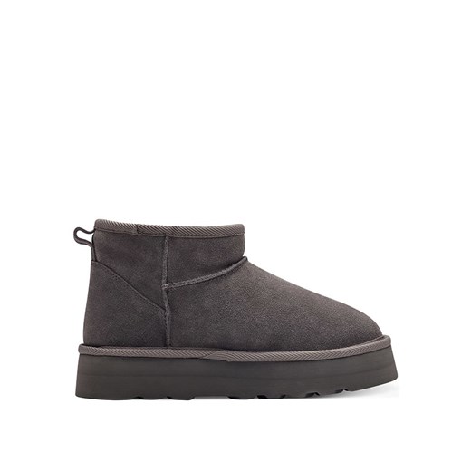 s.Oliver Skórzane botki w kolorze antracytowym 41 okazja Limango Polska