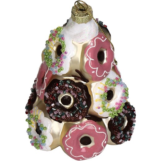 Kersten Bombka &quot;Donuts&quot; ze wzorem - wys. 12,7 cm ze sklepu Limango Polska w kategorii Dekoracje bożonarodzeniowe - zdjęcie 177472199