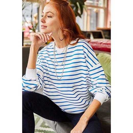 Olalook Bluza w kolorze białym Olalook XL okazja Limango Polska