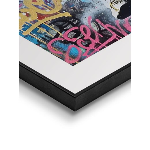 Orangewallz Druk artystyczny &quot;Young Love&quot; w ramce - 50 x 70 cm Orangewallz onesize promocja Limango Polska