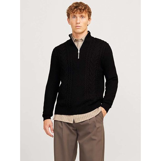 Jack &amp; Jones Sweter w kolorze czarnym ze sklepu Limango Polska w kategorii Swetry męskie - zdjęcie 177473126
