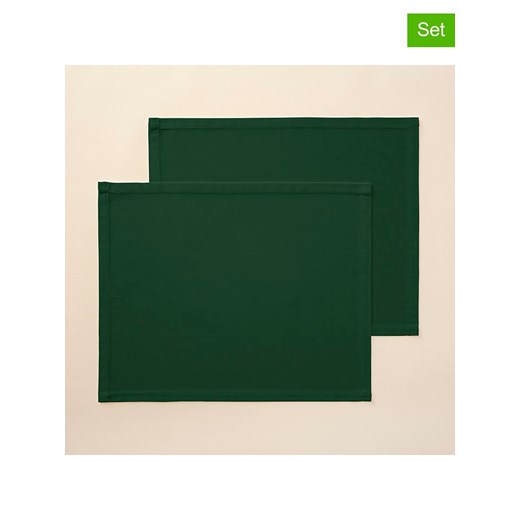 Mint Rugs Podkładki stołowe (2 szt.) &quot;Christmas&quot; w kolorze zielonym - 50 x 40 cm ze sklepu Limango Polska w kategorii Podkładki na stół - zdjęcie 177473706