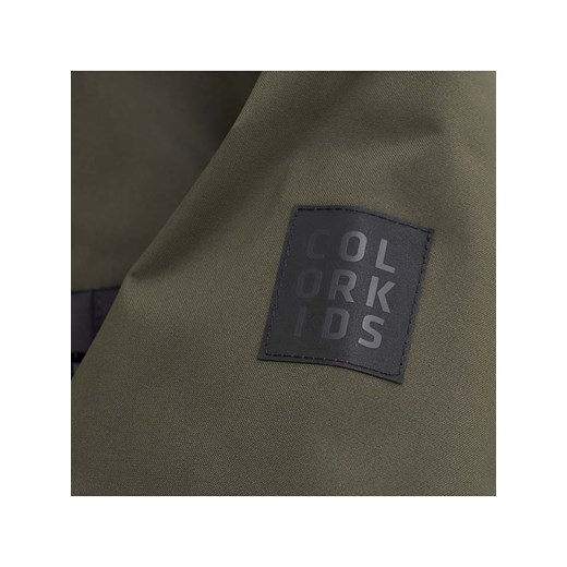 Color Kids Kurtka narciarska w kolorze beżowo-oliwkowo-czarnym Color Kids 152 okazyjna cena Limango Polska