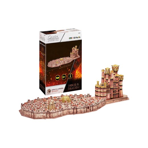 Revell 262-częściowe puzzle 3D &quot;House of the Dragon King&apos;s Landing&quot; - 8+ ze sklepu Limango Polska w kategorii Puzzle - zdjęcie 177475187