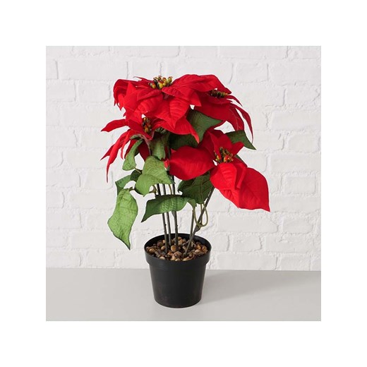 Boltze Sztuczny kwiat w kolorze czerwonym - wys. 40 x Ø 30 cm Boltze onesize promocja Limango Polska