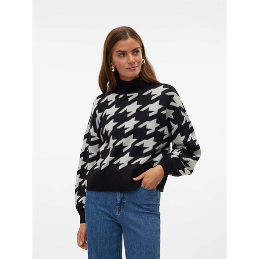 Vero Moda Sweter w kolorze czarno-białym ze sklepu Limango Polska w kategorii Swetry damskie - zdjęcie 177475756
