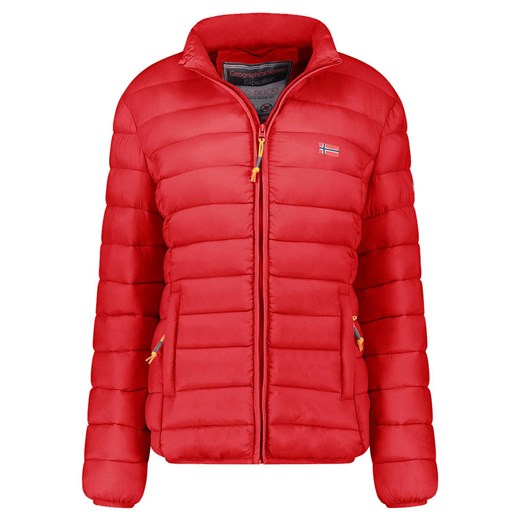 Geographical Norway Kurtka pikowana &quot;Atikolor&quot; w kolorze czerwonym ze sklepu Limango Polska w kategorii Kurtki damskie - zdjęcie 177476097