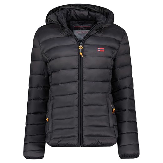 Geographical Norway Kurtka pikowana &quot;Atikolor&quot; w kolorze czarnym Geographical Norway XL promocja Limango Polska