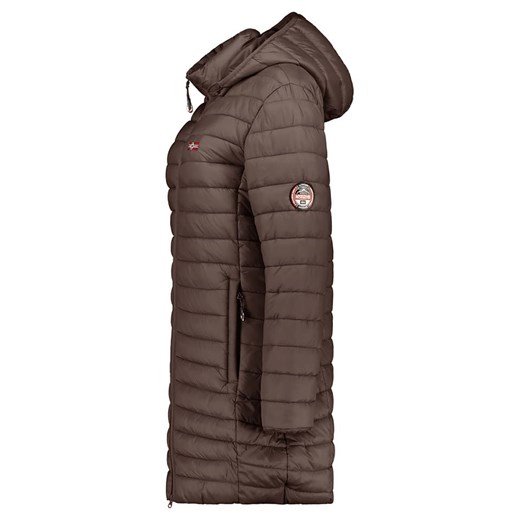 Geographical Norway Płaszcz pikowany &quot;Atika&quot; w kolorze brązowym Geographical Norway L okazja Limango Polska