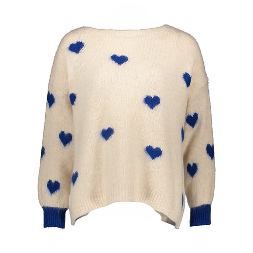 miss goodlife Sweter w kolorze kremowo-granatowym ze sklepu Limango Polska w kategorii Swetry damskie - zdjęcie 177476268
