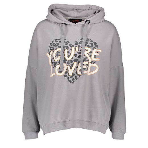 miss goodlife Bluza &quot;You`re loved&quot; w kolorze szarym ze sklepu Limango Polska w kategorii Bluzy damskie - zdjęcie 177476286