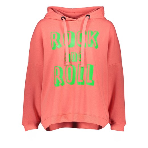 miss goodlife Bluza &quot;Rock and Roll&quot; w kolorze koralowym ze sklepu Limango Polska w kategorii Bluzy damskie - zdjęcie 177476288