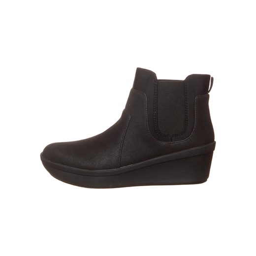 Clarks Botki &quot;Rose sun&quot; w kolorze czarnym ze sklepu Limango Polska w kategorii Botki - zdjęcie 177476575