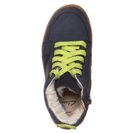 Clarks Skórzane botki w kolorze granatowym Clarks 31 okazyjna cena Limango Polska