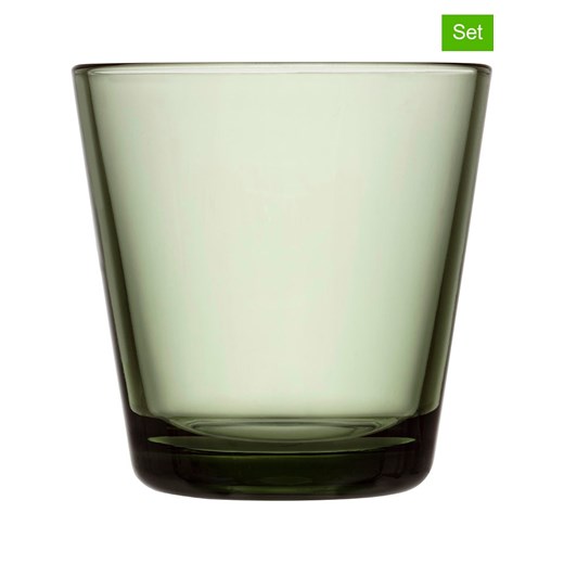iittala Szklanki (2 szt.) &quot;Kartio&quot; w kolorze zielonym - 210 ml ze sklepu Limango Polska w kategorii Szklanki - zdjęcie 177476876