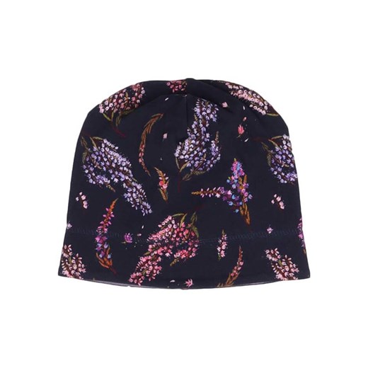 Walkiddy Dwustronna czapka beanie w kolorze granatowo-fioletowym ze sklepu Limango Polska w kategorii Czapki dziecięce - zdjęcie 177477007