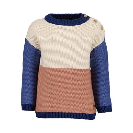 Blue Seven Sweter w kolorze niebiesko-beżowym ze sklepu Limango Polska w kategorii Bluzy i swetry - zdjęcie 177477367
