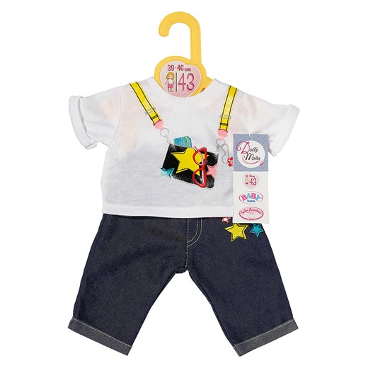 Dolly Moda Ubranko &quot;Dolly Moda Jeans + Shirt&quot; ze wzorem dla lalek - 3+ ze sklepu Limango Polska w kategorii Zabawki - zdjęcie 177477717