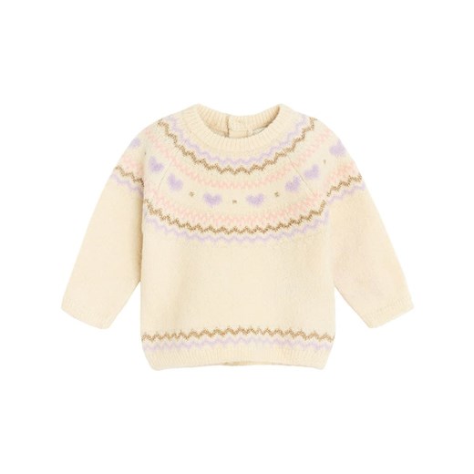 COOL CLUB Sweter w kolorze beżowym ze sklepu Limango Polska w kategorii Bluzy i swetry - zdjęcie 177479397