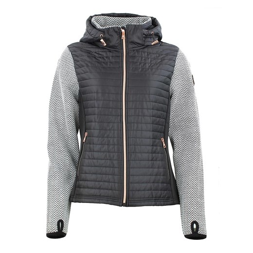 Peak Mountain Kurtka hybrydowa &quot;Andomo&quot; w kolorze czarnym ze sklepu Limango Polska w kategorii Kurtki damskie - zdjęcie 177479569