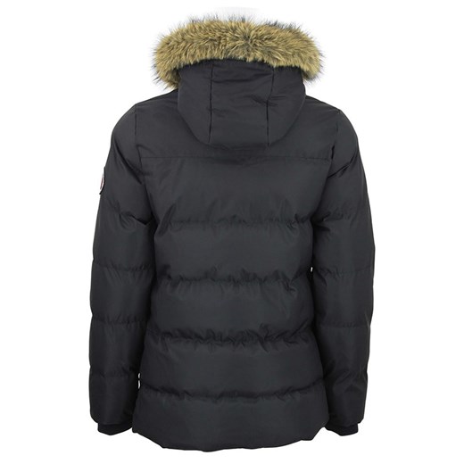 Peak Mountain Kurtka pikowana &quot;Anory&quot; w kolorze czarnym Peak Mountain L wyprzedaż Limango Polska