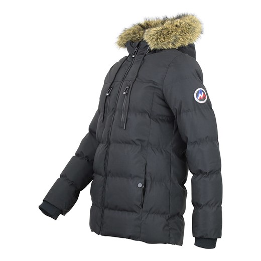 Peak Mountain Kurtka pikowana &quot;Anory&quot; w kolorze czarnym Peak Mountain S wyprzedaż Limango Polska