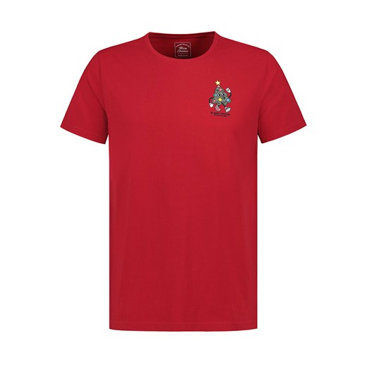 Sublevel Koszulka w kolorze czerwonym - id: 16404642 - marki SUBLEVEL - 177480467 Sublevel Koszulka w kolorze czerwonym ze sklepu Limango Polska w kategorii T-shirty męskie - zdjęcie 177480467