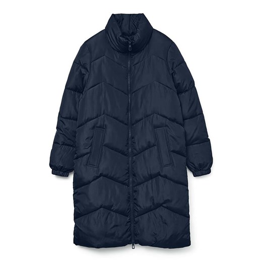 Vero Moda Płaszcz pikowany w kolorze granatowym ze sklepu Limango Polska w kategorii Płaszcze damskie - zdjęcie 177482368