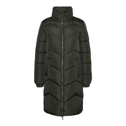 Vero Moda Płaszcz pikowany w kolorze ciemnozielonym ze sklepu Limango Polska w kategorii Płaszcze damskie - zdjęcie 177482369