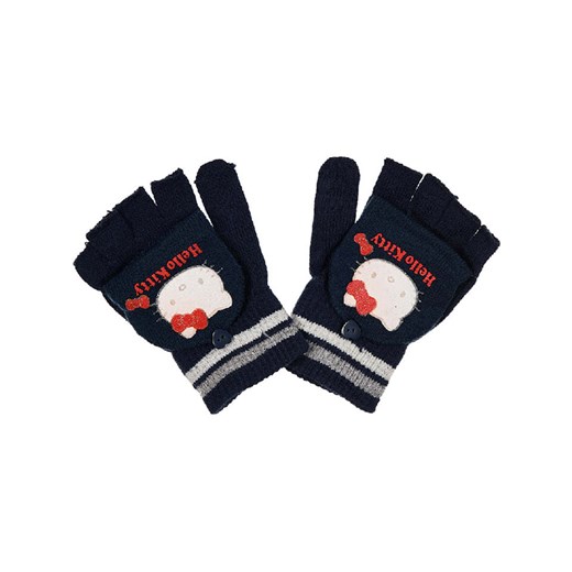 Hello Kitty Rękawiczki &quot;Hello Kitty&quot; w kolorze czarnym Hello Kitty onesize promocyjna cena Limango Polska