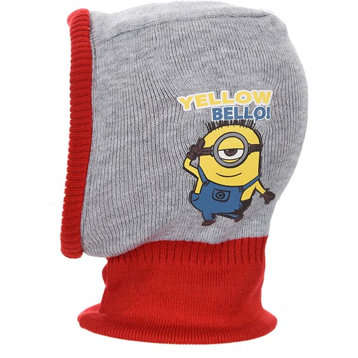 Minions Kominiarka &quot;Minionki&quot; w kolorze czerwono-szarym ze sklepu Limango Polska w kategorii Czapki dziecięce - zdjęcie 177482409