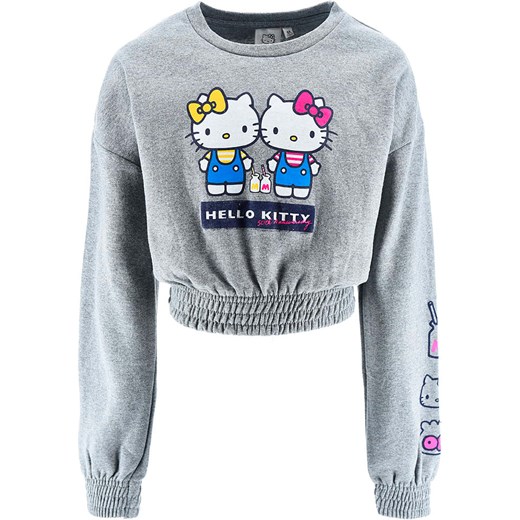 Hello Kitty Bluza &quot;Hello Kitty&quot; w kolorze szarym ze sklepu Limango Polska w kategorii Bluzy dziewczęce - zdjęcie 177482478