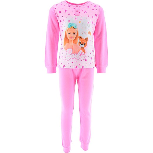 Barbie Piżama &quot;Barbie&quot; w kolorze jasnoróżowym ze sklepu Limango Polska w kategorii Piżamy dziecięce - zdjęcie 177482656