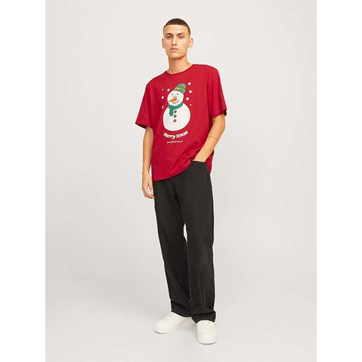 Jack &amp; Jones Koszulka w kolorze czerwonym ze sklepu Limango Polska w kategorii T-shirty męskie - zdjęcie 177482967