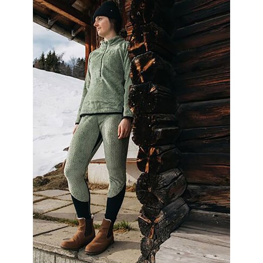 Burton Legginsy funkcyjne &quot;[ak] Baker High Loft&quot; w kolorze zielono-czarnym ze sklepu Limango Polska w kategorii Spodnie damskie - zdjęcie 177483226