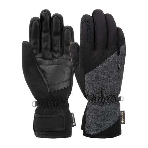 Reusch Rękawiczki funkcyjne &quot;Susan GORE-TEX&quot; w kolorze czarno-szarym ze sklepu Limango Polska w kategorii Rękawiczki męskie - zdjęcie 177484168