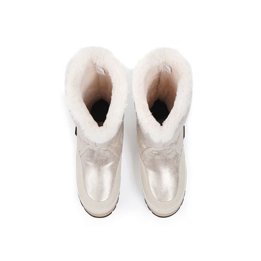 LUHTA Kozaki zimowe &quot;Valkea&quot; w kolorze złotym Luhta 39 okazja Limango Polska