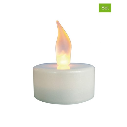 näve Teelight LED (6 szt.) w kolorze srebrnym - wys. 5 cm ze sklepu Limango Polska w kategorii Świece i dyfuzory - zdjęcie 177484857