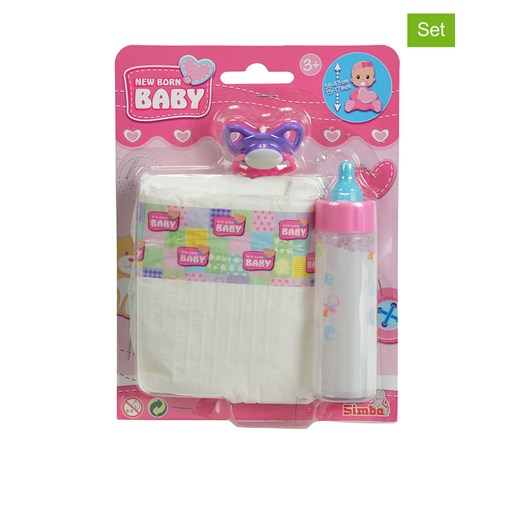 Simba Zestaw akcesoriów Simba &quot;New Born Baby: Nursing&quot; dla lalek - 3+ ze sklepu Limango Polska w kategorii Zabawki - zdjęcie 177484905