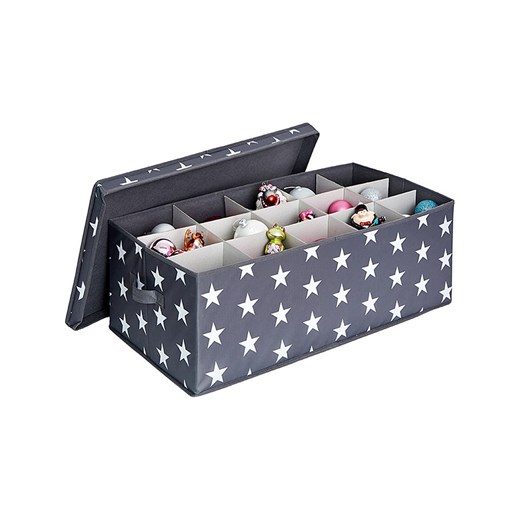 STORE IT Pudełko w kolorze szarym na bombki - 58 x 25 x 36 cm ze sklepu Limango Polska w kategorii Pojemniki kuchenne - zdjęcie 177485126