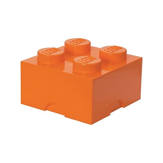 LEGO Pojemnik &quot;Brick 4&quot; w kolorze pomarańczowym - 25 x 18 x 25 cm ze sklepu Limango Polska w kategorii Kosze i pudełka na zabawki - zdjęcie 177485218