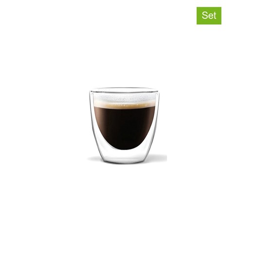 Vialli Design Szklanki (2 szt.) do espresso - 80 ml ze sklepu Limango Polska w kategorii Dzbanki i zaparzacze - zdjęcie 177485418