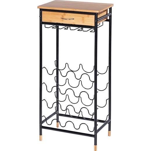 Wenko Regał w kolorze jasnobrązowym na wino - 48 x 95 x 30 cm ze sklepu Limango Polska w kategorii Regały i witryny - zdjęcie 177485456